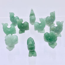 Load image into Gallery viewer, 2 Cute Carved Aventurine Rooster Beads | 21x15x9mm | Green - PremiumBead Alternate Image 8
