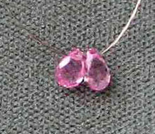 Load image into Gallery viewer, AAA Brilliant Pink Sapphire Briolette Bead - 1.25 Caret Pair 5899K - PremiumBead Primary Image 1

