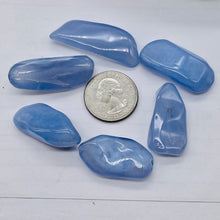 Load image into Gallery viewer, Chalcedony 47g Nugget | 41x16x7 to 32x17x8mm | Blue | 6 Pendant Bead
