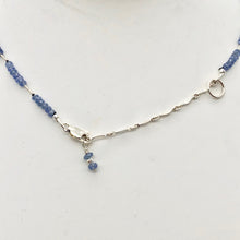 Load image into Gallery viewer, 41cts Genuine Untreated Blue Sapphire &amp; Sterling Silver Necklace 203285 - PremiumBead Alternate Image 8
