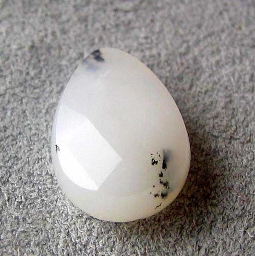 1 Creamy White African 15x10x5mm Opal Briolette Bead 4656/1 - PremiumBead Primary Image 1