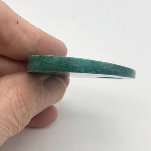 Green African Jade 50mm Pi Circle Pendant Bead - PremiumBead Alternate Image 5