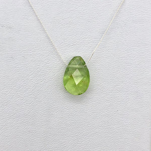Peridot Faceted Briolette Bead | 4.9 cts | 12x9x5mm | Green | 1 bead | - PremiumBead Alternate Image 6