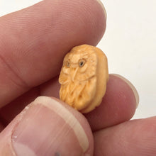 Load image into Gallery viewer, Pair of Wise Owl Carved Beads | 2 Beads | 16x13x5mm | 8625 - PremiumBead Alternate Image 3
