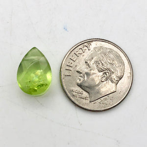 Peridot Faceted Briolette Bead | 4.8 cts | 11x8x6mm | Green | 1 bead | - PremiumBead Alternate Image 4