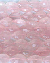 Load image into Gallery viewer, 2 Sparkle Twist Faceted Rose Quartz 23x17mm Pear Beads 8679 - PremiumBead Alternate Image 3
