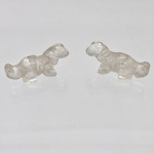 Load image into Gallery viewer, Dinosaur 2 Carved Quartz Diplodocus Beads | 25x11.5x7.5mm | Clear - PremiumBead Alternate Image 8
