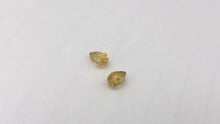 Load and play video in Gallery viewer, 1 Natural Golden Yellow Zircon Faceted Briolette Bead 6942
