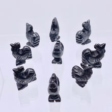 Load image into Gallery viewer, 2 Cute Carved Hematite Rooster Beads | 21x16x7.5mm | Graphite - PremiumBead Alternate Image 8

