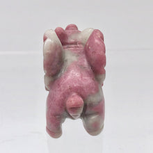 Load image into Gallery viewer, When Pigs Fly Rhodonite Winged Pig Figurine | 40x33x20mm | Pink/Grey | 34.5g - PremiumBead Alternate Image 10
