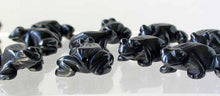 Load image into Gallery viewer, Prosperity 2 Hand Carved Hematite Frog Beads | 20x18x9.5mm | Silver black - PremiumBead Alternate Image 2
