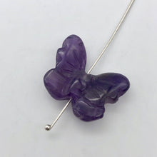 Load image into Gallery viewer, Fluttering 2 Deep Amethyst Butterfly Beads | 21x17x5mm | Purple - PremiumBead Alternate Image 5
