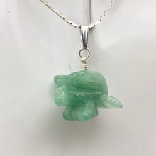 Load image into Gallery viewer, Semi Precious Stone Jewelry Soaring Eagle Pendant Necklace of Aventurine/Silver - PremiumBead Alternate Image 5
