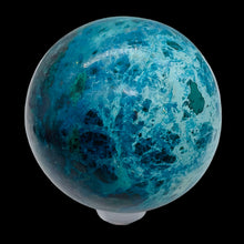 Load image into Gallery viewer, Chrysocolla Cuprite Scry Crystal Round Sphere | 60mm | Blue/Copper | 1 |
