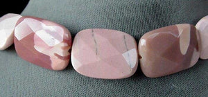 Pink Mookaite Facet 25x18mm Rectangular Bead Strand 104689 - PremiumBead Alternate Image 4