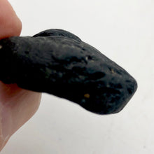 Load image into Gallery viewer, Tektite Display Specimen - Perfect Worry Stone | 1.75x1.13x.38&quot; | Black | Oval | - PremiumBead Alternate Image 3
