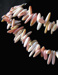 16 Pink Conch Shell 9x3x3mm to 15x4x3mmSpike Briolette Beads 9461A - PremiumBead Alternate Image 2