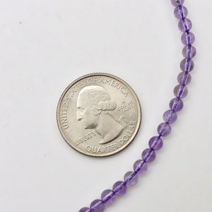 Lilac Natural 4mm Amethyst Round Bead Strand | ~96 Beads | 10813 - PremiumBead Alternate Image 7