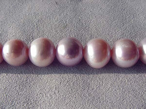 1 Sweet Natural Lavender Pink 10mm to 9mm Pearl 004479 - PremiumBead Alternate Image 5