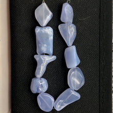 Load image into Gallery viewer, Half Strand of Blue Chalcedony 10 Pendant Beads - PremiumBead Alternate Image 2
