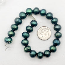 Load image into Gallery viewer, Midnight Emeralds Green FW Pearl Strand 109444 - PremiumBead Alternate Image 6

