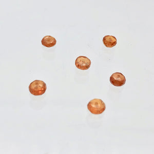 Very Rare!! 6 AAA Mandarin Garnet 4mm Beads! - PremiumBead Alternate Image 2