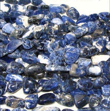 Load image into Gallery viewer, Delightful Natural Sodalite Nugget Bead 16 inch Strand 108460 - PremiumBead Alternate Image 2
