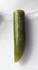 1 Chartreuse Serpentine 'Dragon Claw' Pendant Bead 8573 - PremiumBead Alternate Image 2