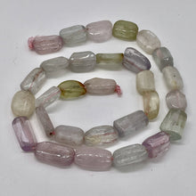 Load image into Gallery viewer, Kunzite 40g Flat Nugget Strand | 17x9x5 to 14x7x7mm | Lavender Green | 29 Beads|
