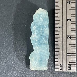 Aquamarine Natural Terminated Crystal | 33x10x9 mm | Blue | 1 Display |