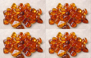 5 Rich Natural Baltic Amber Nugget Beads 4771 - PremiumBead Alternate Image 2