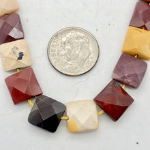 Load image into Gallery viewer, Mookaite Faceted Square Bead Strand!! | 10x10x5mm | Square | 40 beads | - PremiumBead Alternate Image 5
