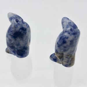 March of The Penguins 2 Carved Sodalite Beads | 21.5x12.5x11mm | Blue - PremiumBead Alternate Image 7