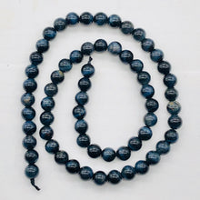 Load image into Gallery viewer, Tigers Eye Half Strand Round | 7 mm | Blue | 31 Beads |
