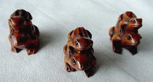 Load image into Gallery viewer, Carved Signed Boxwood Piggy Back Frog Ojime/Netsuke Bead - PremiumBead Alternate Image 2
