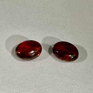 Finest AAA Hessonite Red 7.5 to 8mm Garnet Bead 1227D