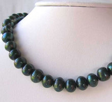 Load image into Gallery viewer, 7 Deep Emerald Green 10mm Green Freshwater Pearls Beads 9603 - PremiumBead Alternate Image 2
