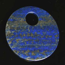 Load image into Gallery viewer, Starry Night Natural Lapis 50mm Disc Pendant Bead 9362I - PremiumBead Primary Image 1
