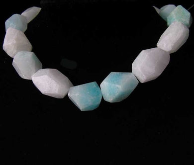 769cts Hemimorphite Faceted Nugget Bead Strand 110390I - PremiumBead Primary Image 1