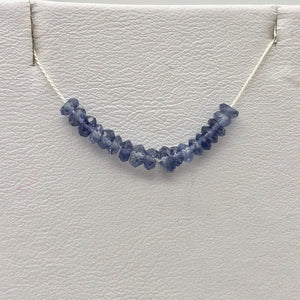 Fabulous Indigo Iolite Faceted Roundel Beads | 18 Beads | 3x2-2.5mm | 005037 - PremiumBead Alternate Image 7
