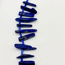 Load image into Gallery viewer, Stunning Natural Lapis Pendant Bead Strand | 15x3x5 to 28x4x5mm | Blue | 58 bds| - PremiumBead Alternate Image 3
