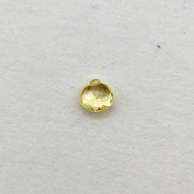 Load image into Gallery viewer, Sunny Natural Canary Sapphire Briolette Bead | 4.5x4.5x2mm | .45ct | Yellow | - PremiumBead Alternate Image 3
