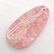 Load image into Gallery viewer, Natural Lacy Pink Rhodochrosite Pendant Bead | 60x30mm| Pink | Teardrop | 1 Bd | - PremiumBead Alternate Image 4
