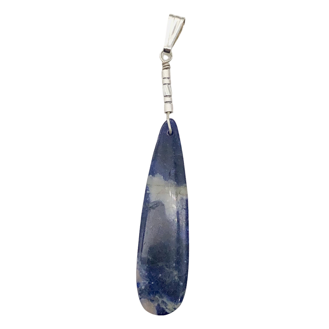 Sodalite Sterling Silver Teardrop | 3