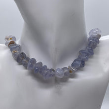 Load image into Gallery viewer, Oregon Holly Blue Chalcedony Agate 77 Grams Nugget| 10X9X6 15X9X9 | Blue|60 Bead
