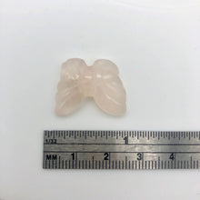 Load image into Gallery viewer, Fluttering Rose Quartz Butterfly Figurine/Worry Stone | 21x18x7mm | Pink - PremiumBead Alternate Image 2
