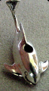 Original 3.33 Grams Solid Sterling Silver Whale Bead 3872 - PremiumBead Alternate Image 2