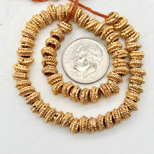 Load image into Gallery viewer, Fantastic! Copper Braided Spacer Beads | 6x3mm | Copper | Wheel | 20 beads | - PremiumBead Alternate Image 4

