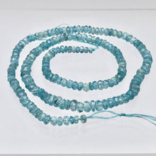 Load image into Gallery viewer, 73.7cts Natural Blue Zircon 3x1.5-4x2.5mm Graduated Faceted Bead Strand 10844 - PremiumBead Alternate Image 6

