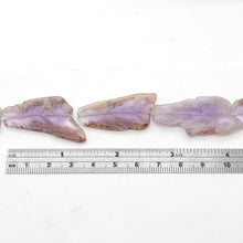 Load image into Gallery viewer, Amethyst Flat Irregular Rectangle Bead Strand | 43x18 to 35x18x3mm | 11 Beads |

